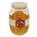 Clear Glass Art Deco Pineapple-Shape Honey Jars/ Candy Jars/ Dried-Food Jars with Tinplate Caps